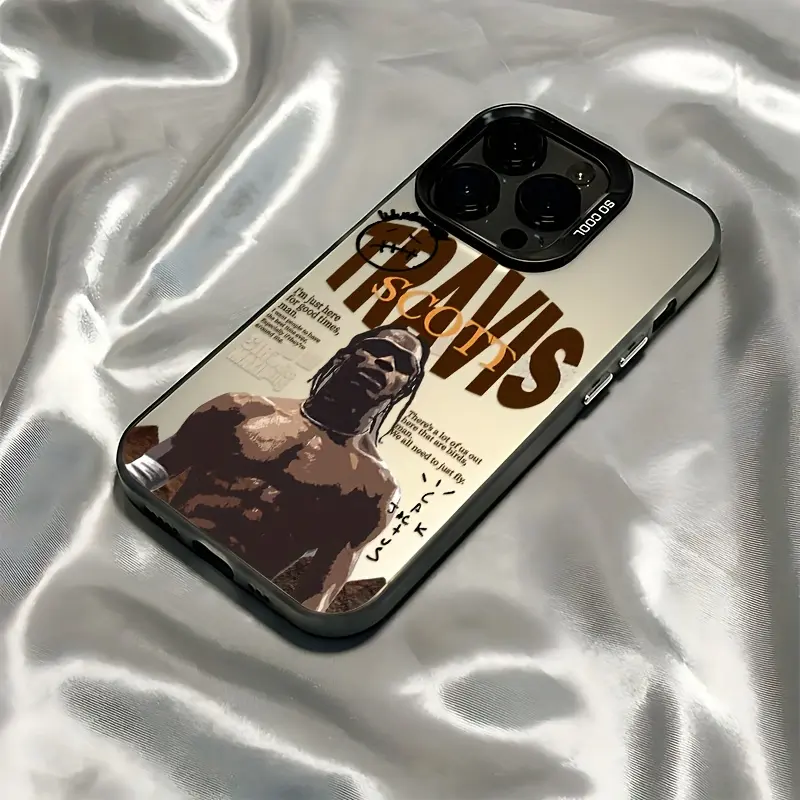 Popular Rapper New Cactus Jack Phone Case Suitable for iPhone 17 16e 16 15 14 13 12 11 Mini Pro Max Air X XR XSMAX 8 7 Plus Anti-Drop Matte Back Cover, Mobile Accessory, Device Cover, iPhone Back Cover, Matte Phone Cover, Cartoon Anime Style, Rapper Theme
