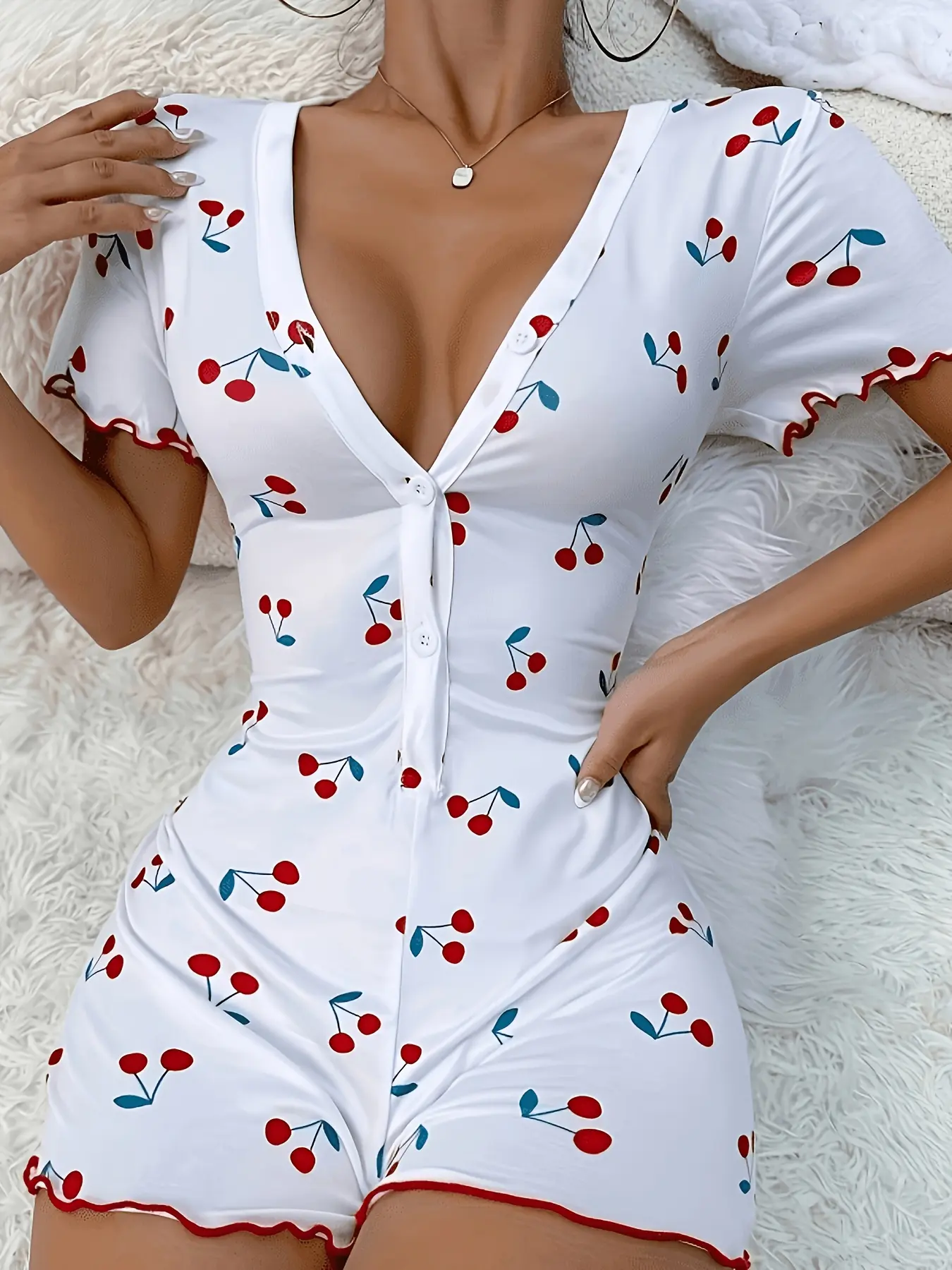 Cherry Printed Jumpsuit