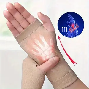 2 Pack Arthritis Gloves Elastic Wristband Comfortable Wear-Resistant Design in Nylon Material for Arthritis Relief