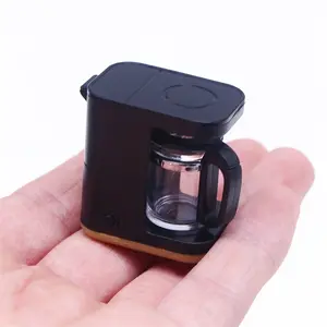 1/12 Scale Miniature Coffee Machine Cup Model Ornament - DIY Miniature Photography Props/Living Room Scene Decoration - Seasonal Decor - Perfect Gift