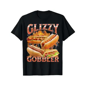 Funny Glizzy Gobbler Meme Hilarious Hot Dog Glizzy Lovers T-Shirt Golf Gift T-Shirt For Men And Women