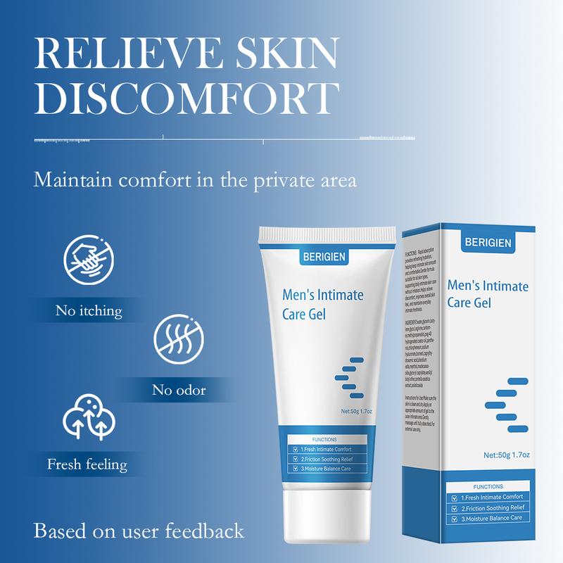 BERIGIEN Men’s Intimate Care Gel for Daily Cooling Comfort