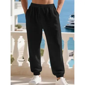 Men's Linen Pants, Casual Sporty Style for Spring and Autumn, Elastic Waistband with Drawstring, Harem Pants, Ideal for Yoga, Beach Vacation