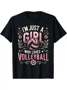 Volleyball Shirt for Teens Men Who Loves Volleyball T-Shirt