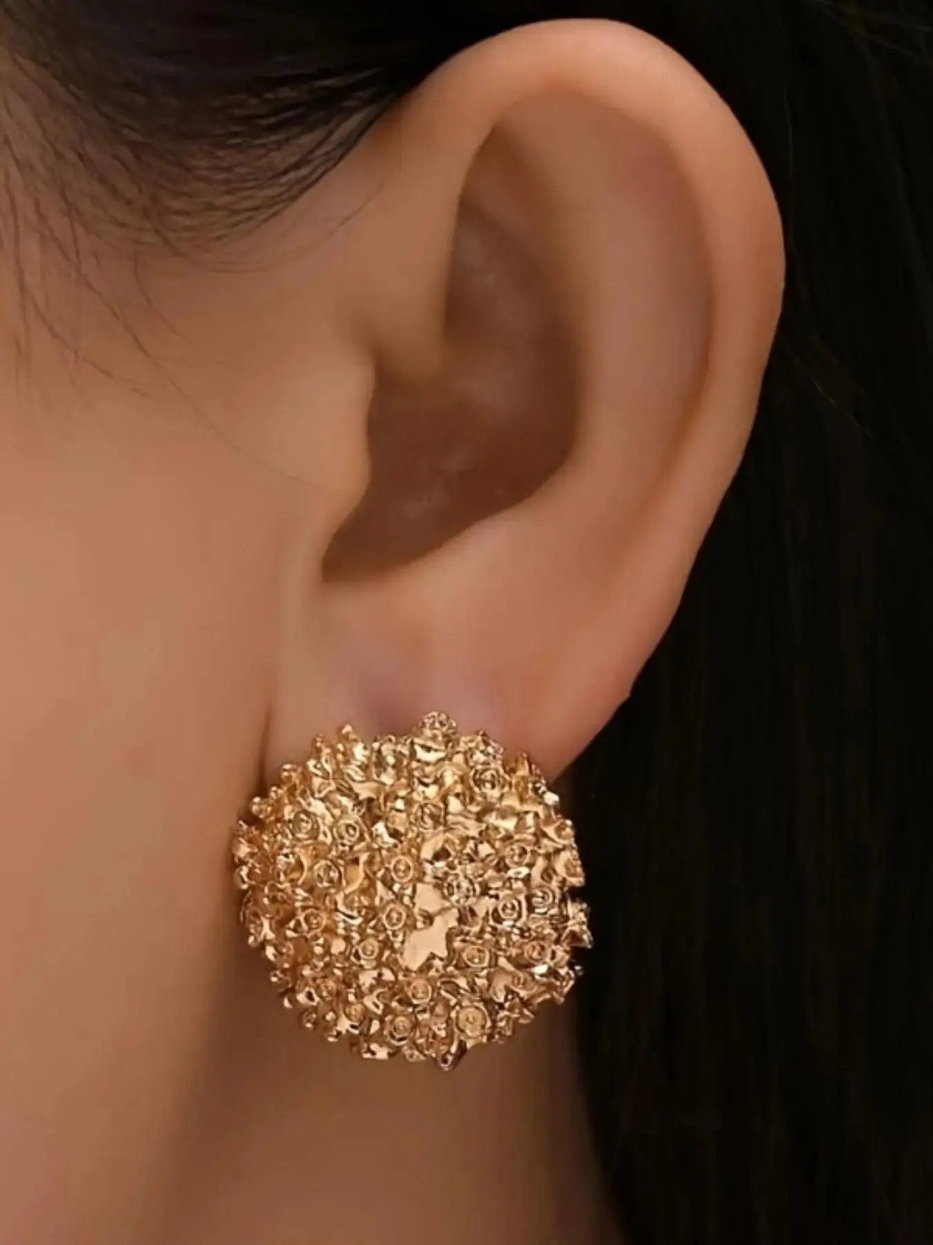 Fashionable Ball Decor Earrings, Fashion Jewelry for Party, Daily Clothing Decor, Trendy All-match & Exquisite Jewelry for Birthday Gift, Sparkling Ear Jewelry, Ear Accessories, Unique Design Earrings, Shining Earrings
