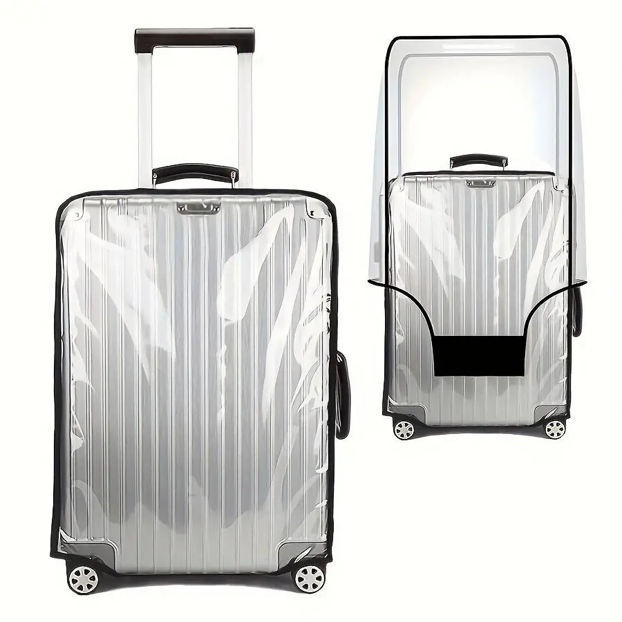 YYW1 Suitcase Protective Cover, 1 Piece Transparent Suitcase Cover, Travel Luggage Dust Cover for Various Sizes of Suitcases