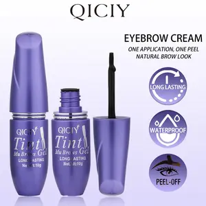 QICIY Peel-off Eyebrow Dye Cream Natural Long-lasting Waterproof Shaping Non-fading Light Color 10g Makeup Tool for Women & Girls - 01#