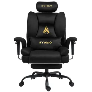 SYMINO Sofa Gaming Chair, Gamer Chair, Ergonomic Sofa Chair with Faux Fur Gamingchair