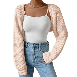 Woolen shawl for outerwear, suitable for spring and autumn fashion, warm cardigan, knitted scarf, multifunctional and versatile, providing winter cold protection for women.