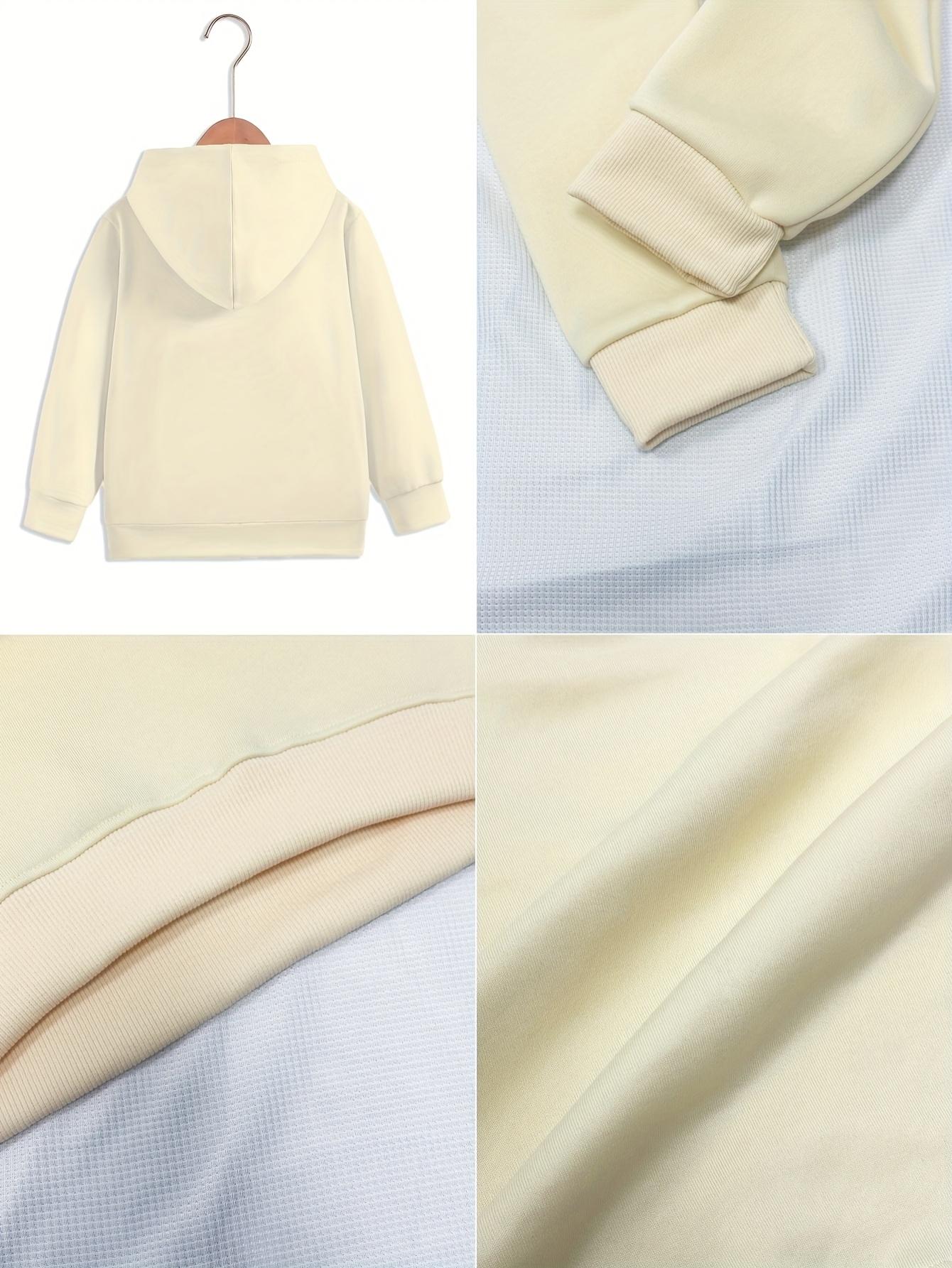 Girls' Autumn Winter Hooded Sweatshirt - Long Sleeve Casual Pullover with "I'm Literally Just a Girl" Print & Pink Bow Detail, Vibrant Red, Regular Fit, Hand Wash/Dry Clean, Sweaters for Girls