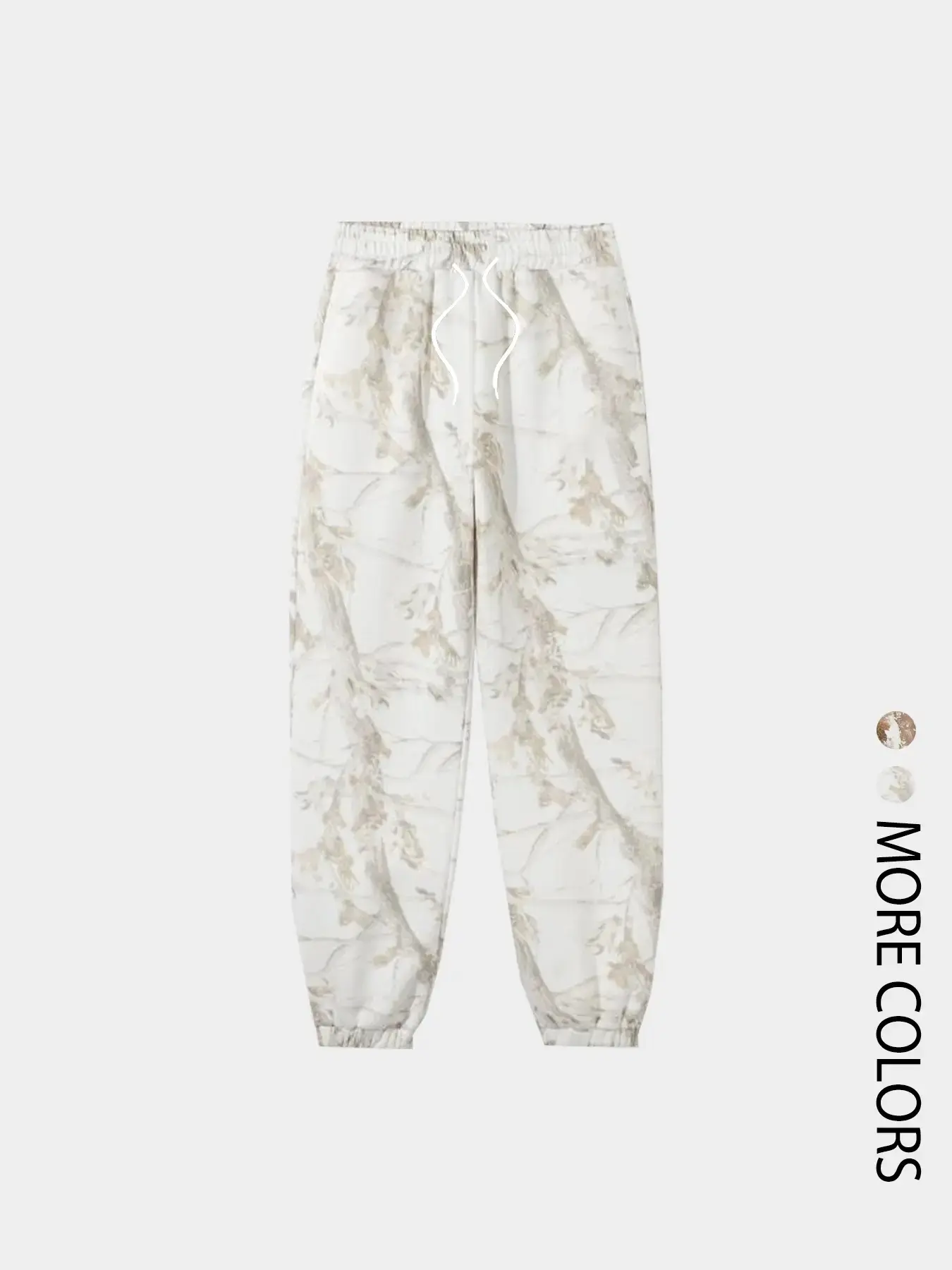 Men's Women's Fall Winter Camo Fleece Sweatpants, Loose-Fit Casual Pants, Elastic Waistband, Digital Print, Thick Fabric, Camouflage Sweatpants, Casual Style Sweatpants