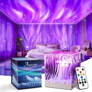 onefire Fire Flower Lamp, 18-Color Dimmable Cool Water Wave Lamp with Remote Control & Timer, Starry Sky Projector for Bedroom Atmospheric Lighting, Gift for Women [Energy Efficiency Class F]