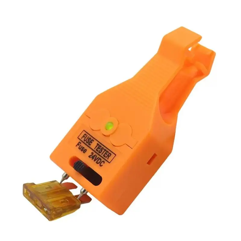 24V DC Car Fuse Tester Puller, Automotive Fuse Checker with LED Light, Multifunctional Extractor for Mini/Standard