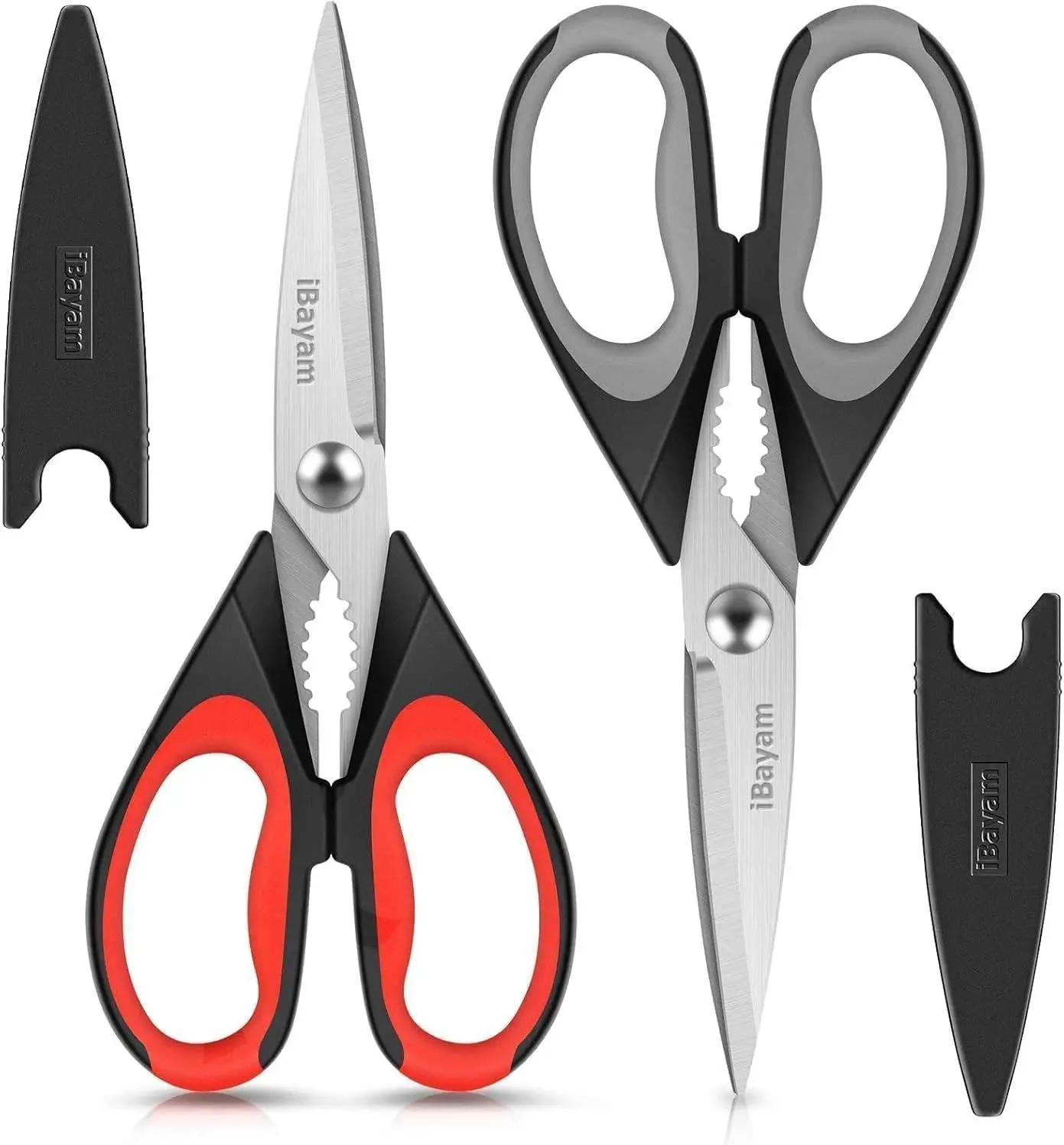 Handheld All-Purpose Heavy-Duty Kitchen Scissors Shears with Protective Sheath