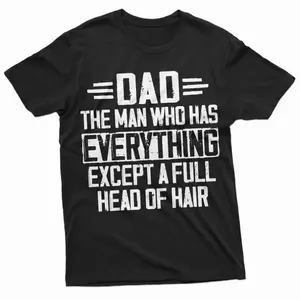 180gMen's Funny Shirt Funny Dad Shirt Bald Shirt Bald Dad Funny Shirt Fathers Day Gift For Dad Father Shirts Funny Gift For Men Dad Gift Shirt