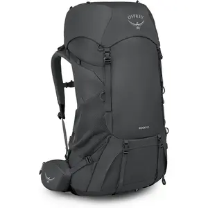 Osprey Rook 65L Men's Backpacking Backpack, Dark Charcoal/Silver Lining bag multifunctional