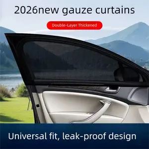 2026 Upgraded Car Window Mosquito Net Screens, Summer Sun Protection & Anti-UV Window Covers, Bug & Mosquito Proof Mesh Curtains, Universal Fit for All Vehicles, Easy to Install & Remove