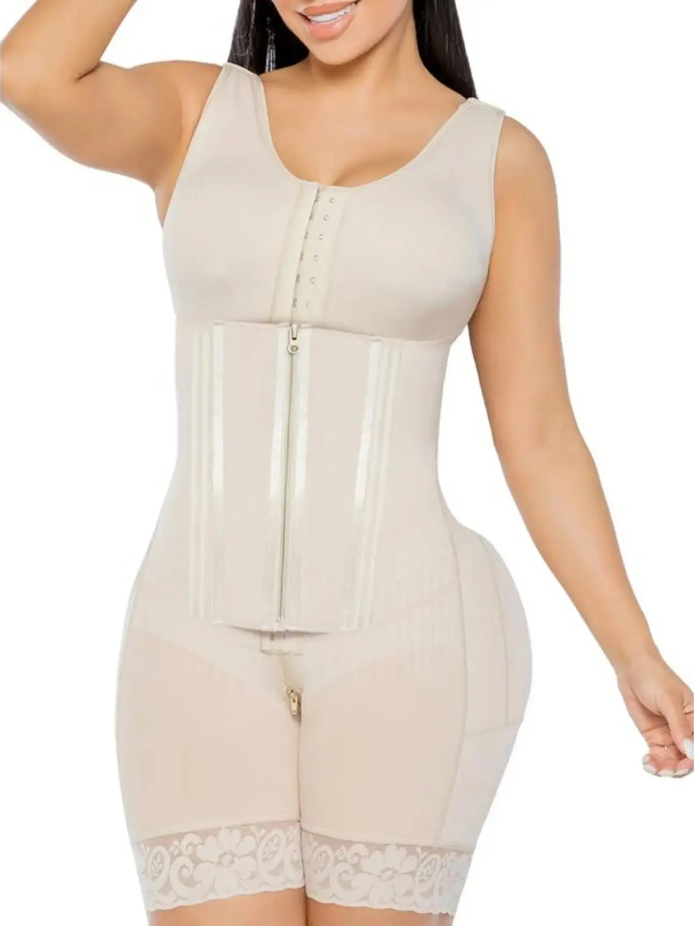 Overbust Fajas Colombianas Moldeadoras Compression Shapewear for Women Tummy Control Body Shaper Girdles Waist snatched Garment,Colombian Faja,BBL Fajas Fit Adjustable Womenswear