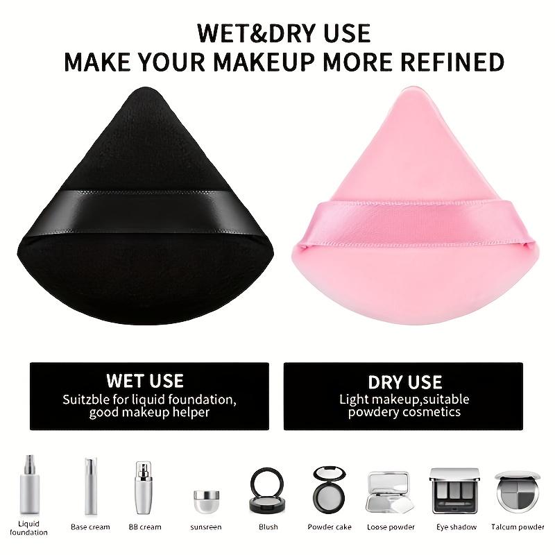 10pcs Powder Puffs, Face Powder Puffs, Cosmetic Blending Sponges, Loose Powder Makeup Tools