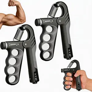 Hand Grip Strengthener with Adjustable Resistance (11lbs-220lbs)(5-100KG) for Building Muscle & Recovery| Perfect for Home Gym Workouts| Adjustable Hand Gripper for Fitness Enthusiasts| Valentine's Day Gift for Strength Training & Hand Rehabilitation
