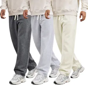 Men’s 3 Piece Solid Color Sweatpants Set — Regular Fit, Comfortable Casual Joggers for Spring and Autumn, Everyday Wear, Workout Clothes, Loose Casual Joggers