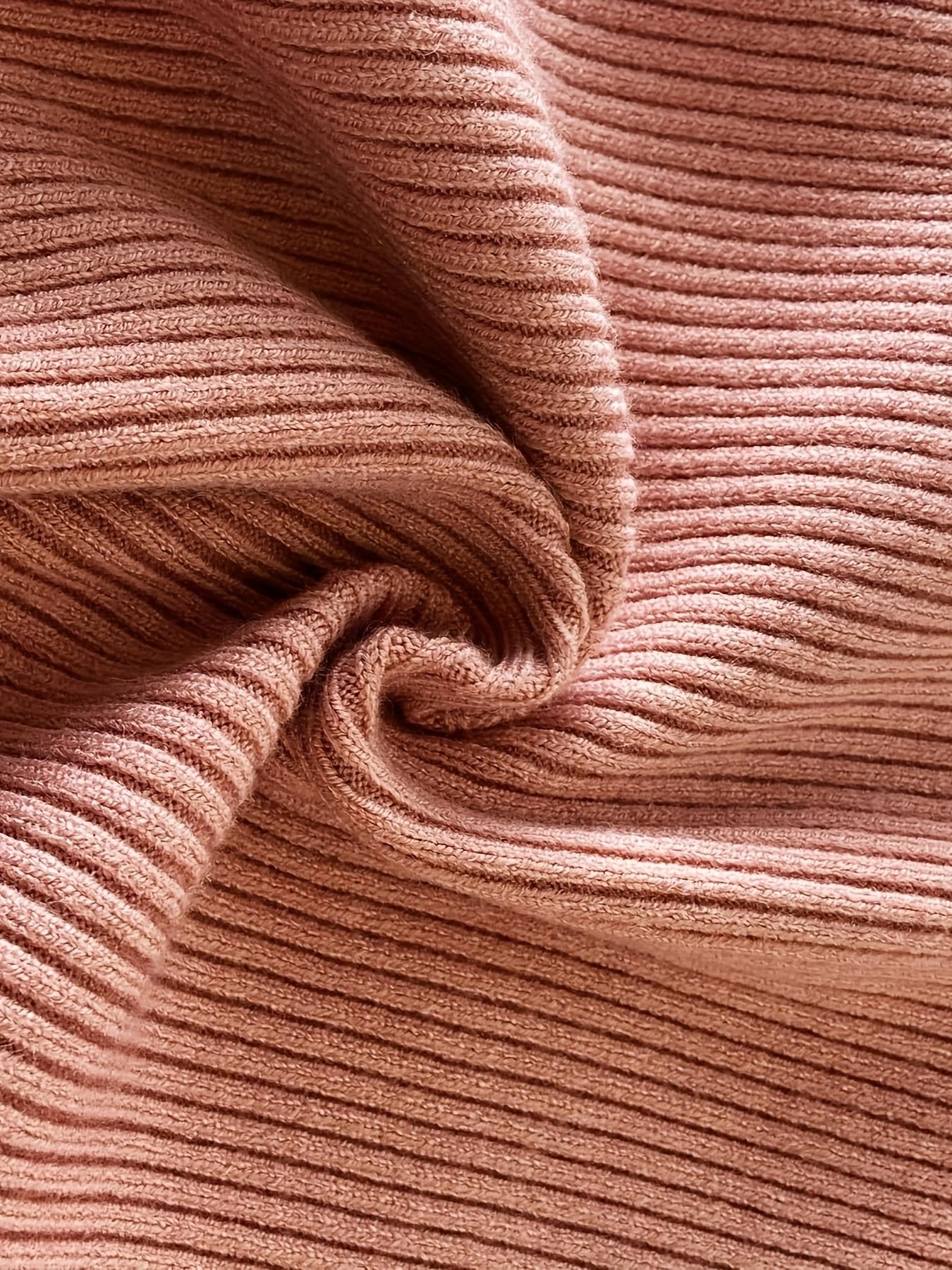 Women's 3-Pack Long-Sleeve Knitted Turtleneck Pullover Sweaters - Solid Color, Casual Fall Winter Basic High-Neck Clothes