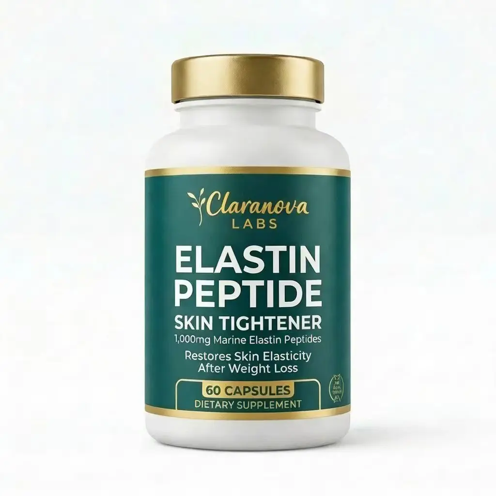 Elastin Peptide with Vitamin C Capsules Skin Elasticity & Radiance 60 Ct