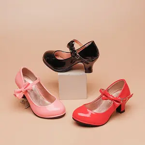 [Trendy Heel Shoes] Trendy Heel Shoes Girls |     Breathable Lightweight Dress Shoes |     Party, Autumn