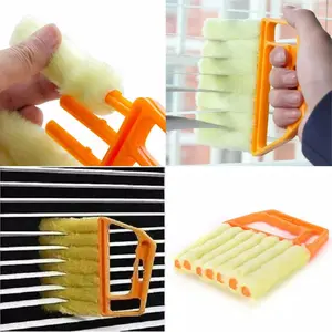 Venetian Blind Cleaner - 7 Slats Duster Brush for Easy Dust Removal - Washable & Reusable