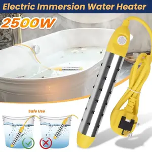 2500W Electric Immersion Water Heater Portable Suspension Hot Fast Boiler UK