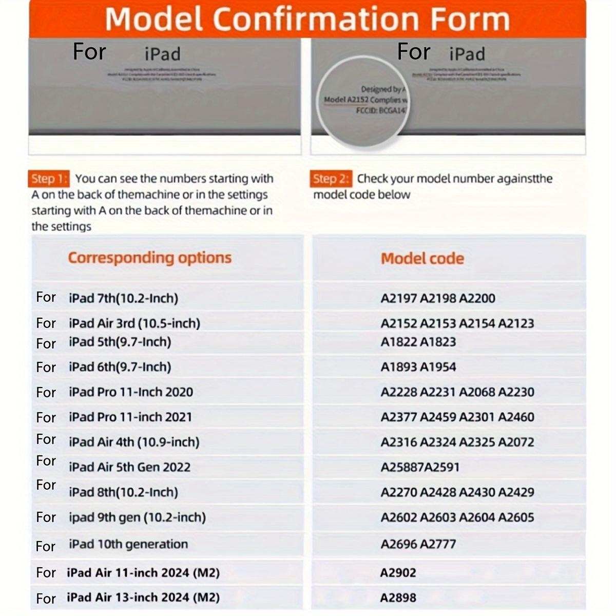 Blue Cute Creatures Suitable for iPad  Protective Case 2021 with Side Sticker and Stand, Cartoon Air5 with Pen Slot, 12.9 for iPad 10.2 Inch, Transparent Anti-fall Case for iPad 9th Gen, Pro11/Air4th/Air5th 10.9 Inch, 7/8/9th for ipad Air6