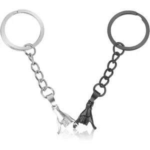 2Pcs Matching Couple Pinky Promise Keychain Gifts for Boyfriend Girlfriend, Best Friend Friendship Gifts for Women