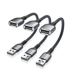 USB Data Blocker Adapter 3-Pack,Charge Only Type-A Cable,Data Blocking Defender,Protect Against Juice Jacking,USB Power Connector for iPhone 12 13 14 15,Samsung Galaxy S21 S22 S23,iPad Air Tablet,Car