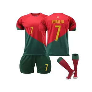 Ronaldo football kits kids | Ronald portugal #7 football kids set 1 Jersey, 1 Short and 1 pair of socks