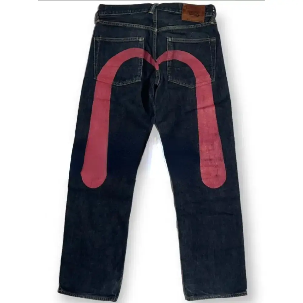 Y2K New-Selling Jeans Retro Personalized Print Jeans Women’s Punk Hip Hop Gothic Loose Straight Denims Couple Street wear Denim Look Jeans Baggy