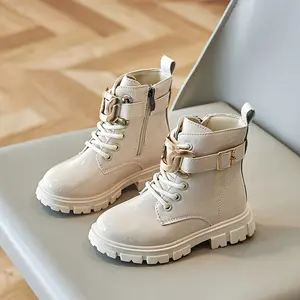 [British-Inspired Boots] Autumn and Winter British-Inspired Short Boots Girls and Boys|   New Style Ankle Boots